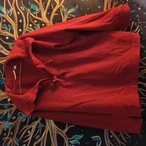 Red collared sweatshirt Denim & co
